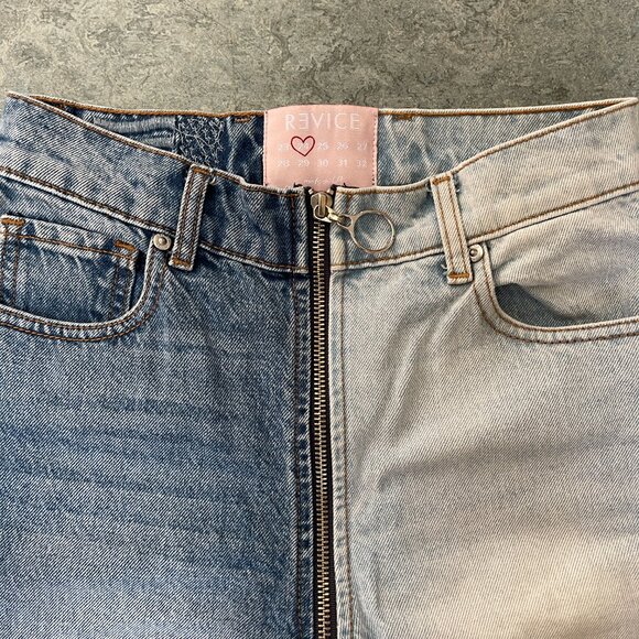 REVICE Yin Yang Crops/Tokyo Wash Denim Jeans | Size 24 | Lightly Worn - Picture 5 of 11